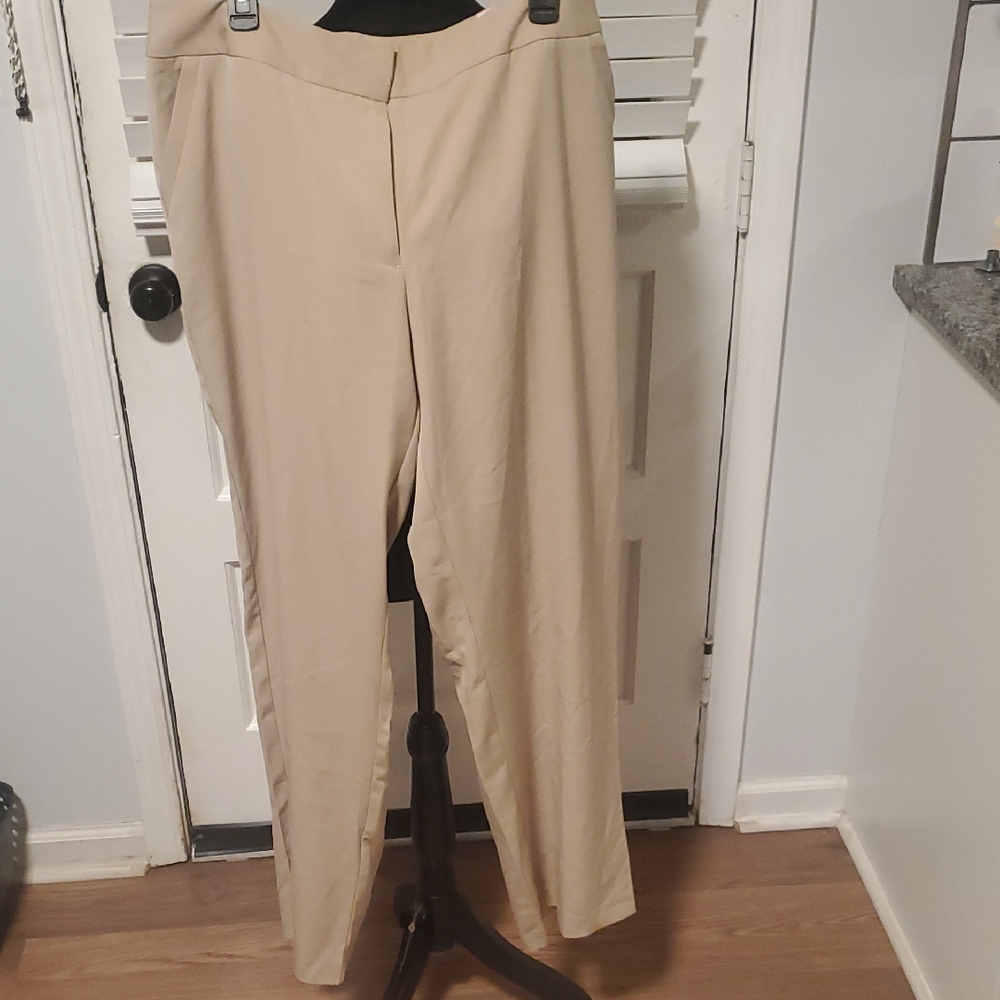 Ashley Stewart Tan Trousers NWT